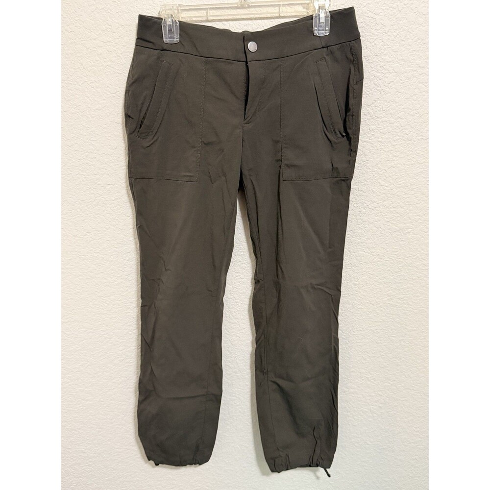 Athleta Dark Green Hiking Pants Utility Joggers 6P petite